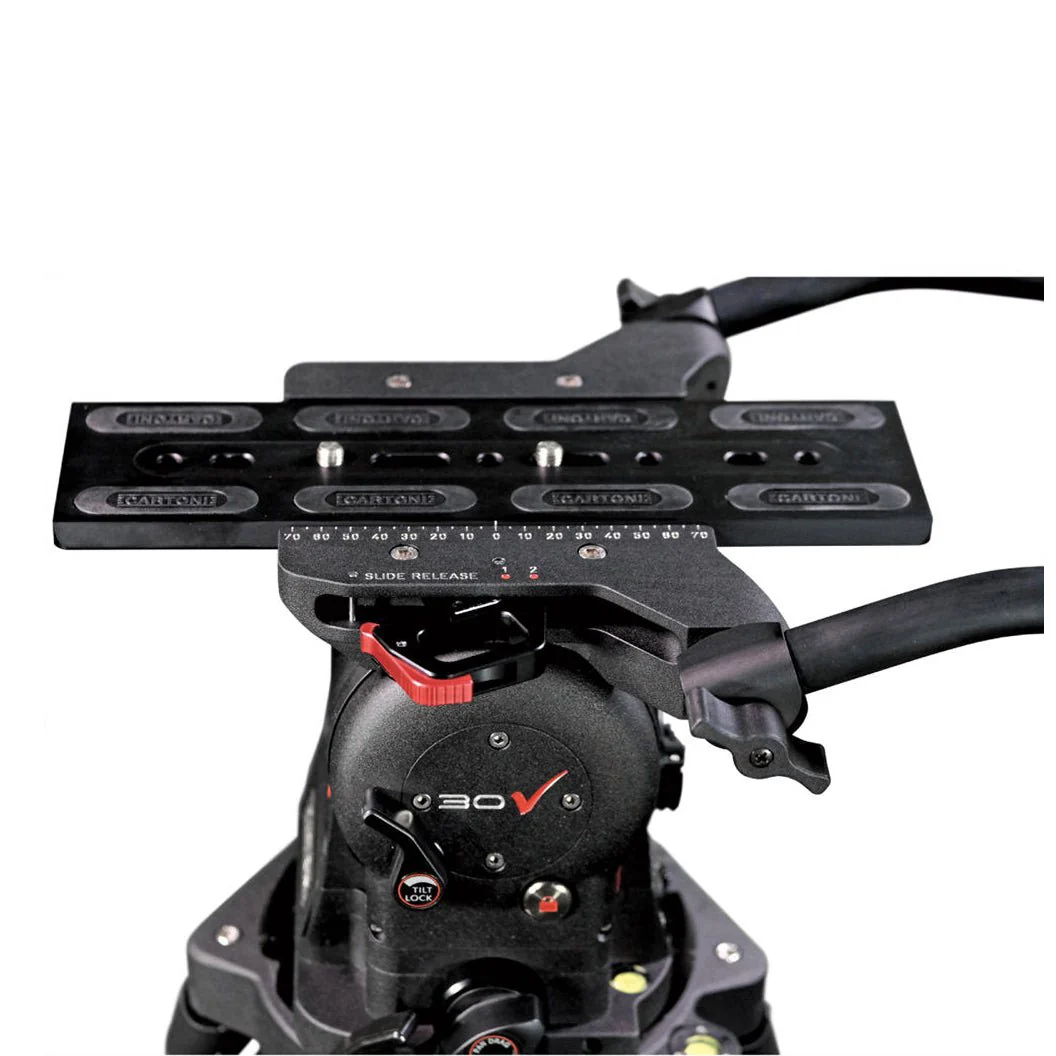 CARTONI MASTER 30 Fluid Video Head (Flat Mitchell) - Image 4