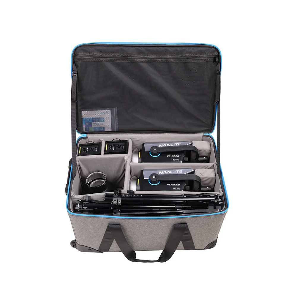 NANLITE FC-500B 2-Light Trolley Case Kit - Image 4