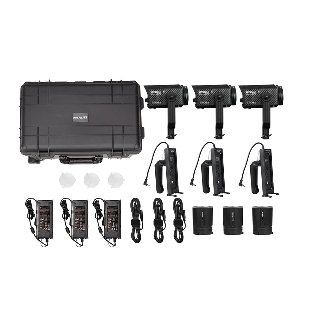 NANLITE Forza 60C 3KIT with Bowens Adapter & Case