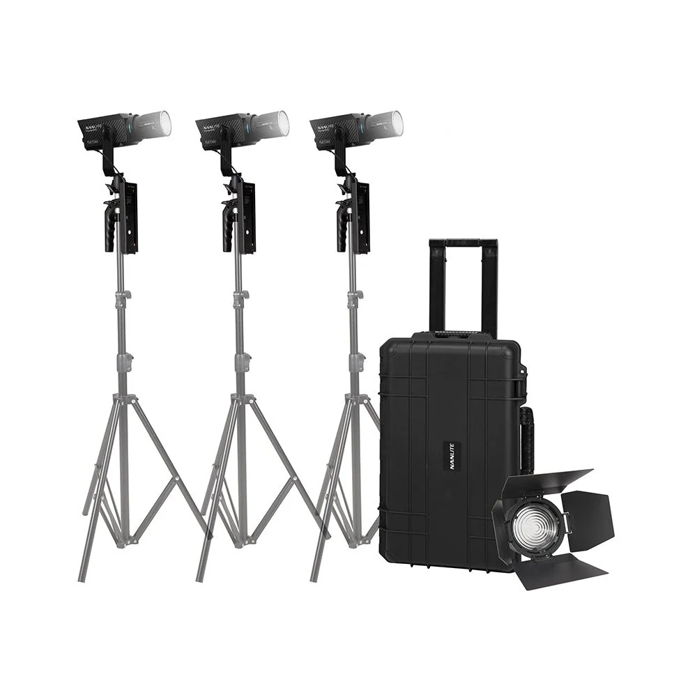 NANLITE Forza 60C 3KIT with Fresnel Lens & Case - Image 2