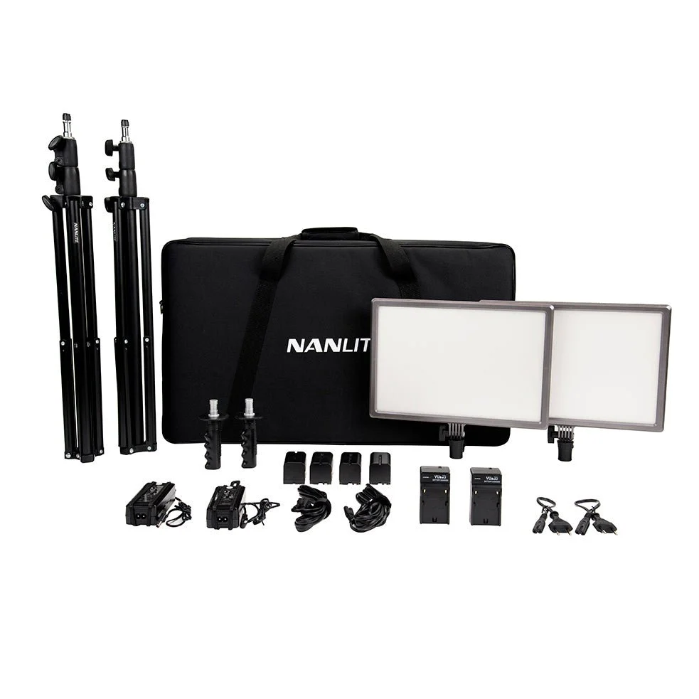 NANLITE LumiPad 25 2kit with Power Adapter & Battery - Image 3