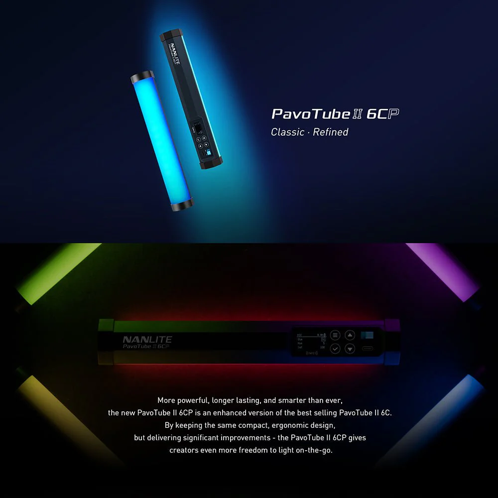 NANLITE PavoTube II 6 CP LED Full-color Tube Light - Image 3