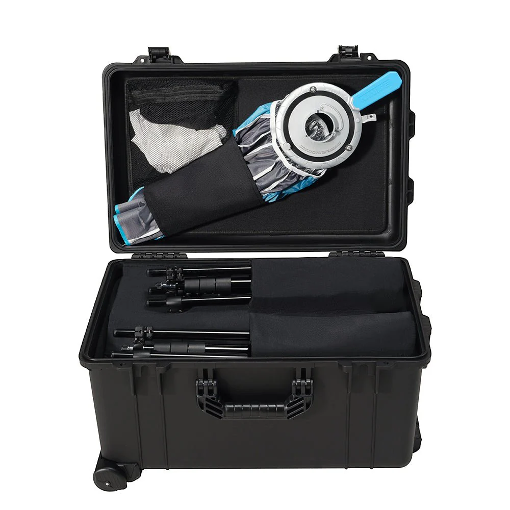 NANLUX Evoke 150C 2-Light Kit with Plastic Trolley Case - Image 4