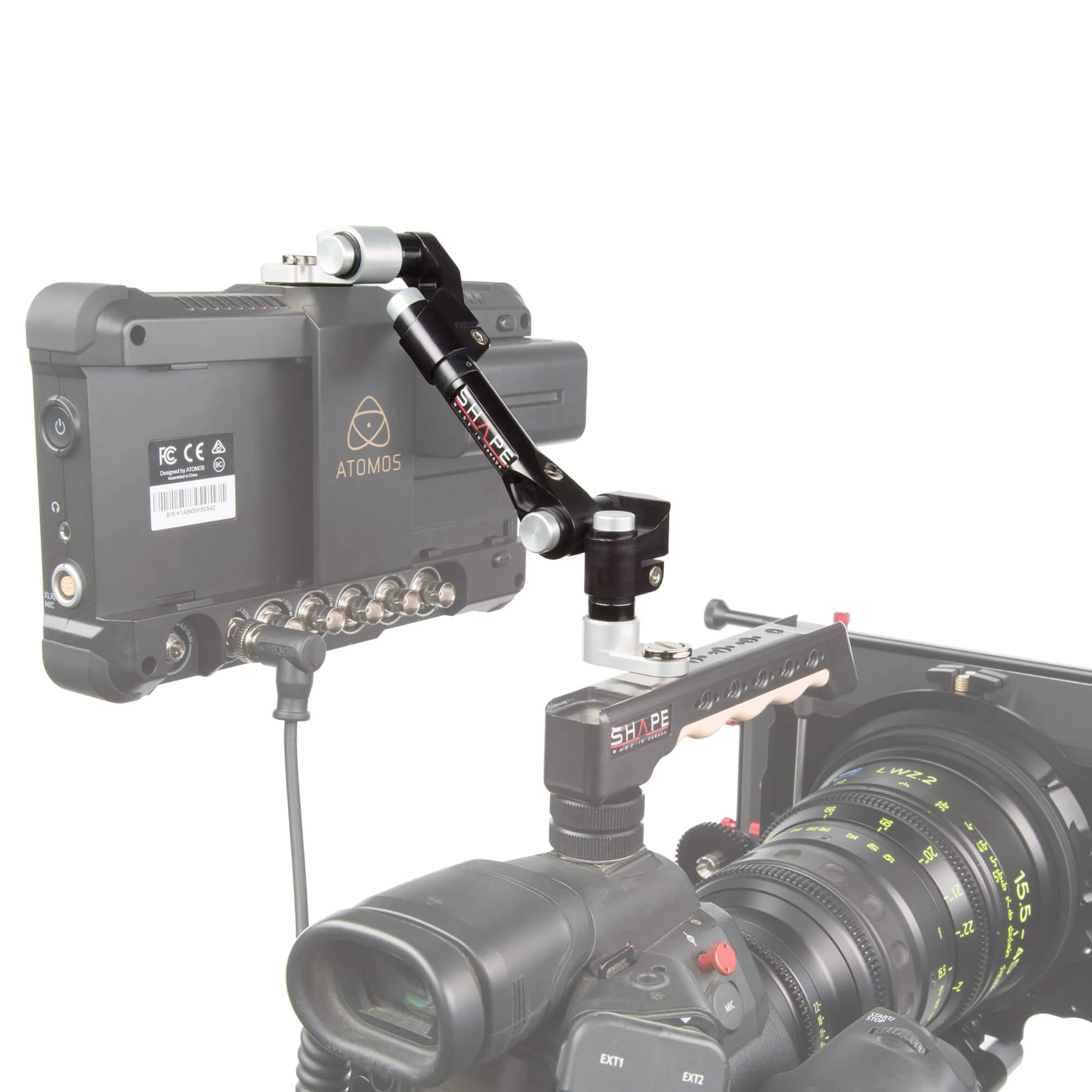 SHAPE 4 Axis Push Button Magic Arm with 1/4-20 Mounting - Image 2
