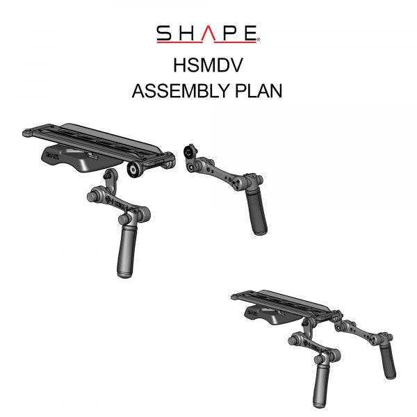 SHAPE ARRI Dovetail Shoulder Mount with Handles - Image 17