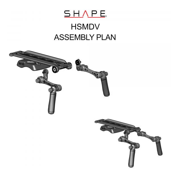 SHAPE ARRI Dovetail Shoulder Mount with Handles - Image 18