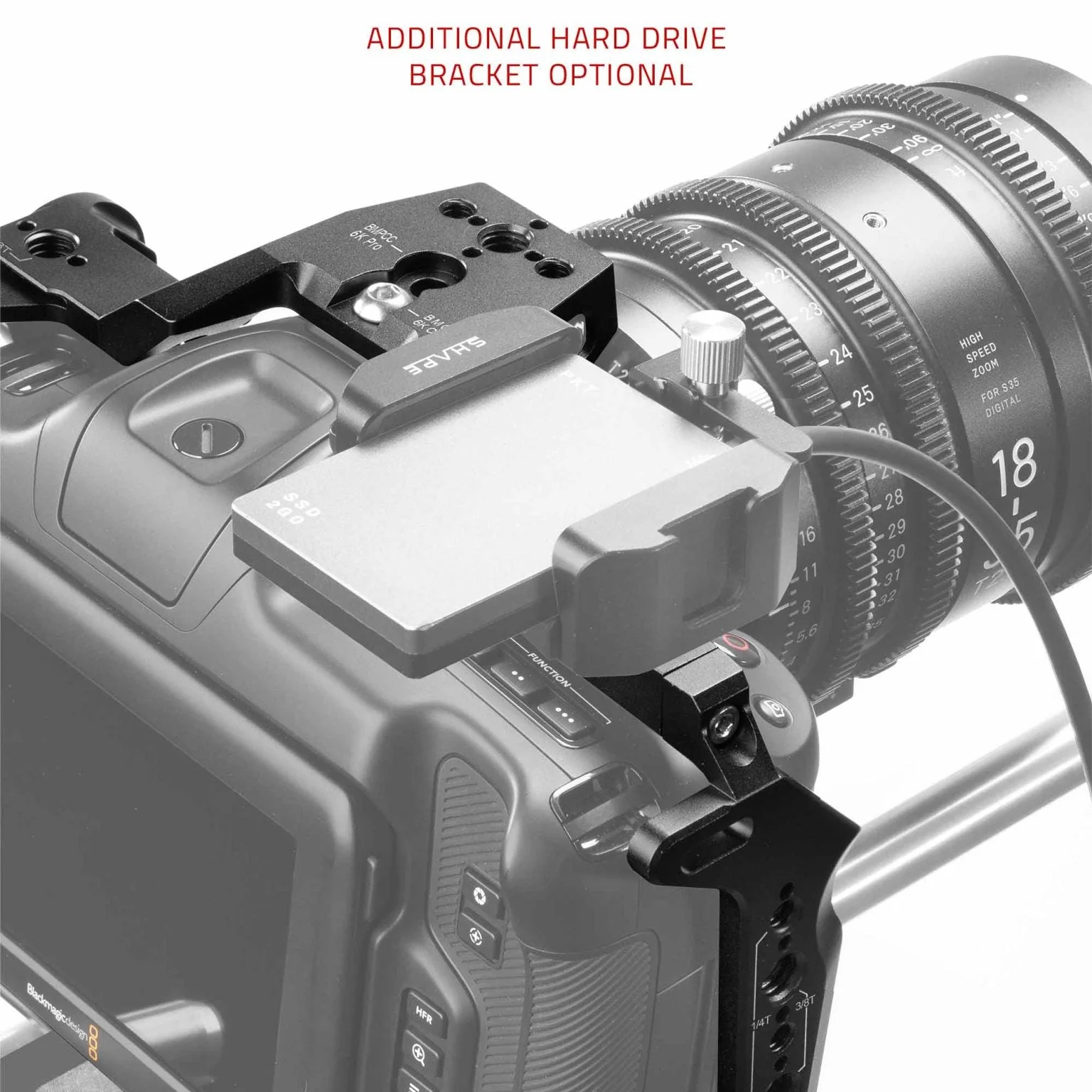 SHAPE Blackmagic Cinema Camera 6K/6K PRO/6K G2 Camera Bundle Rig Kit - Image 13