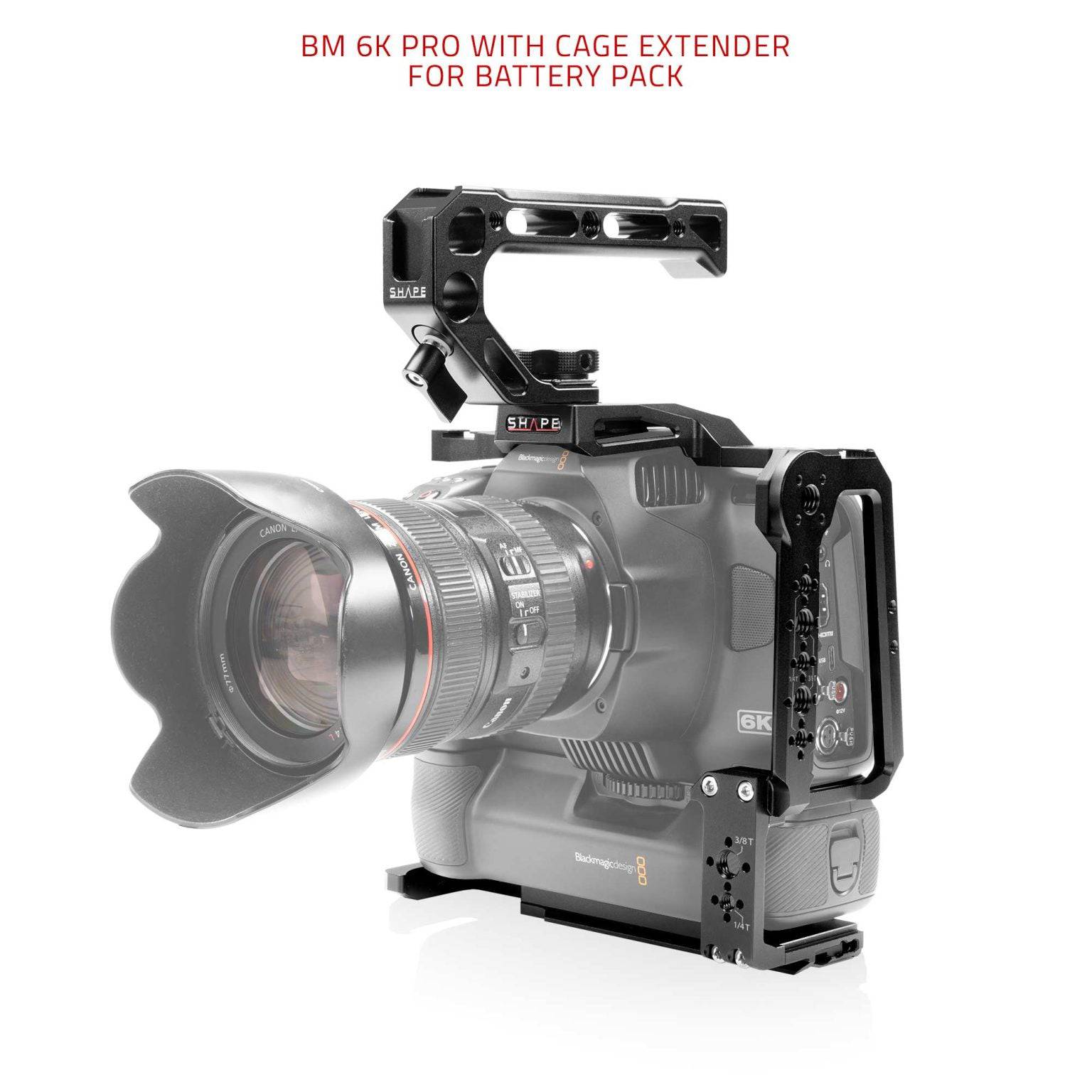SHAPE Blackmagic Cinema Camera 6K/6K PRO/6K G2 Camera Bundle Rig Kit - Image 14