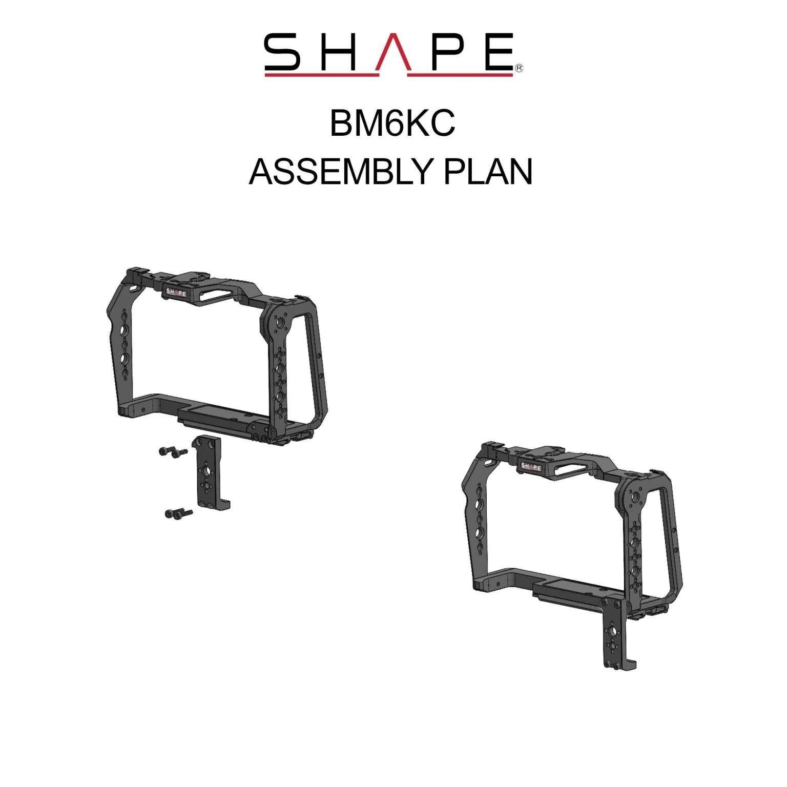 SHAPE Blackmagic Cinema Camera 6K/6K PRO/6K G2 Camera Cage - Image 18