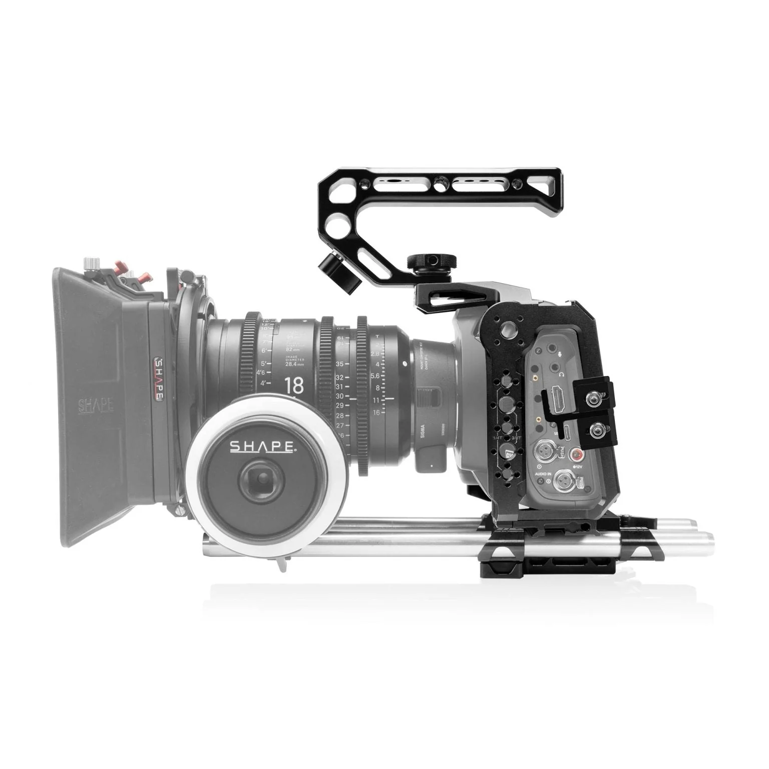 SHAPE Blackmagic Cinema Camera 6K/6K PRO/6K G2 Camera Cage, Top Handle and Rod Bloc System - Image 13