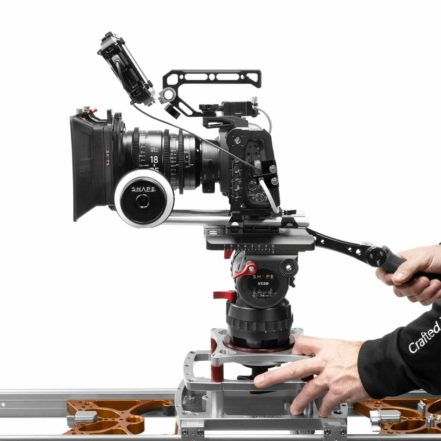 SHAPE Blackmagic Cinema Camera 6K/6K PRO/6K G2 Camera Cage, Top Handle and Rod Bloc System - Image 15