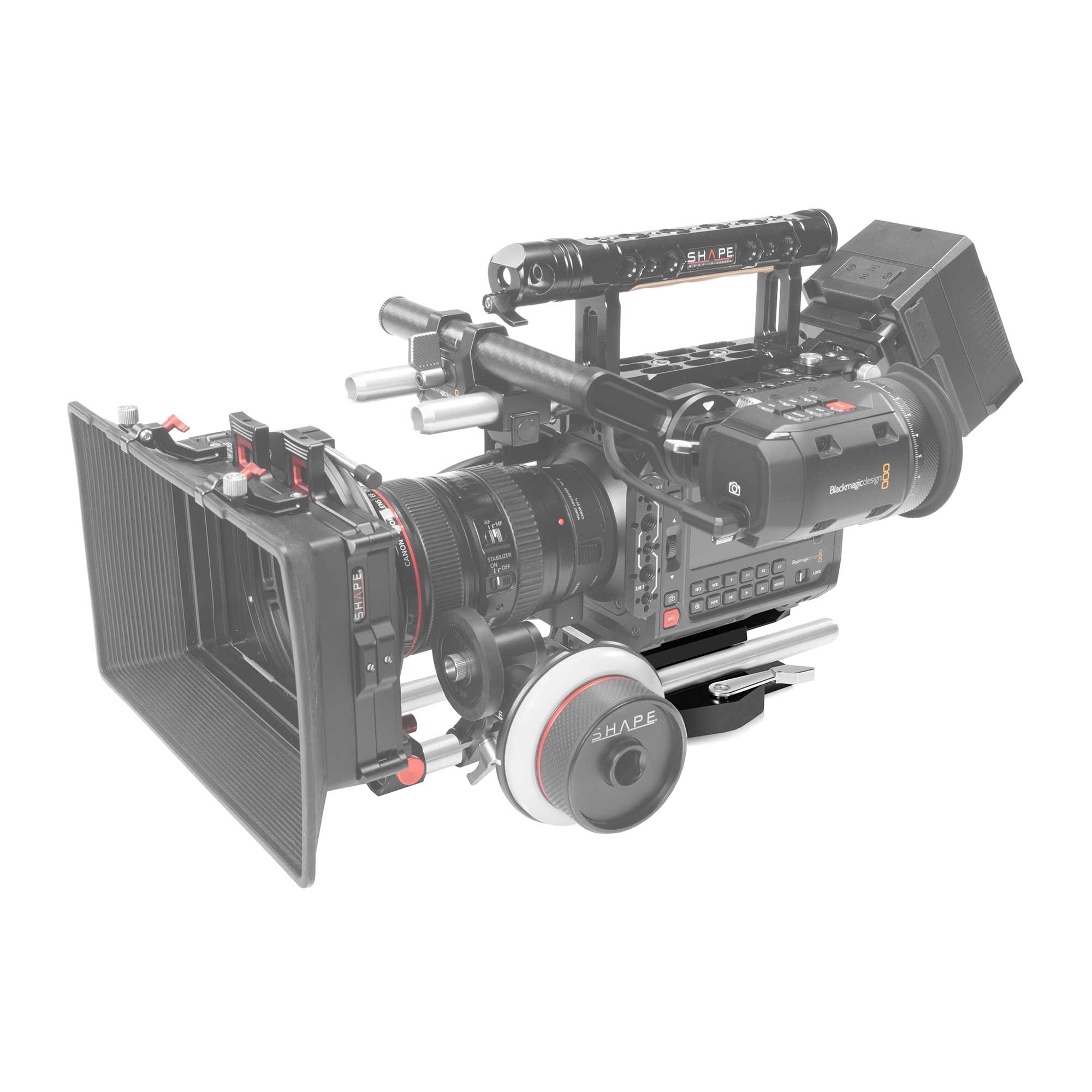 SHAPE Blackmagic PYXIS 6K 15mm LWS Channel Baseplate - Image 7