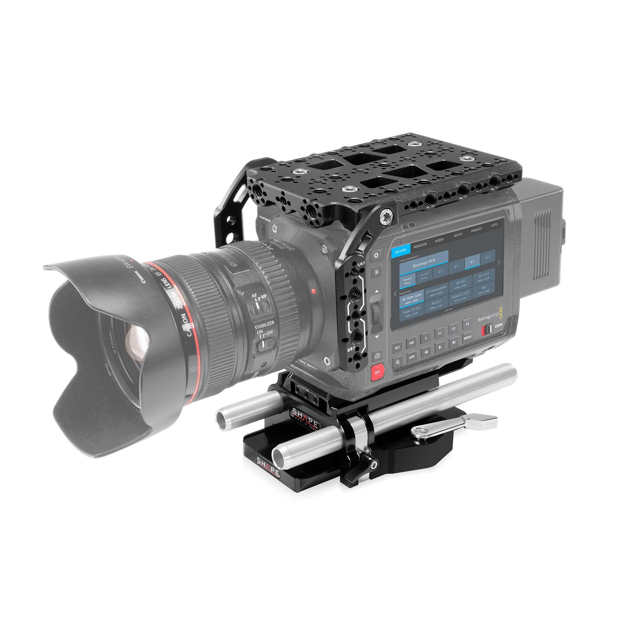 SHAPE Blackmagic PYXIS 6K Cage with 15MM LWS Rod System - Image 3