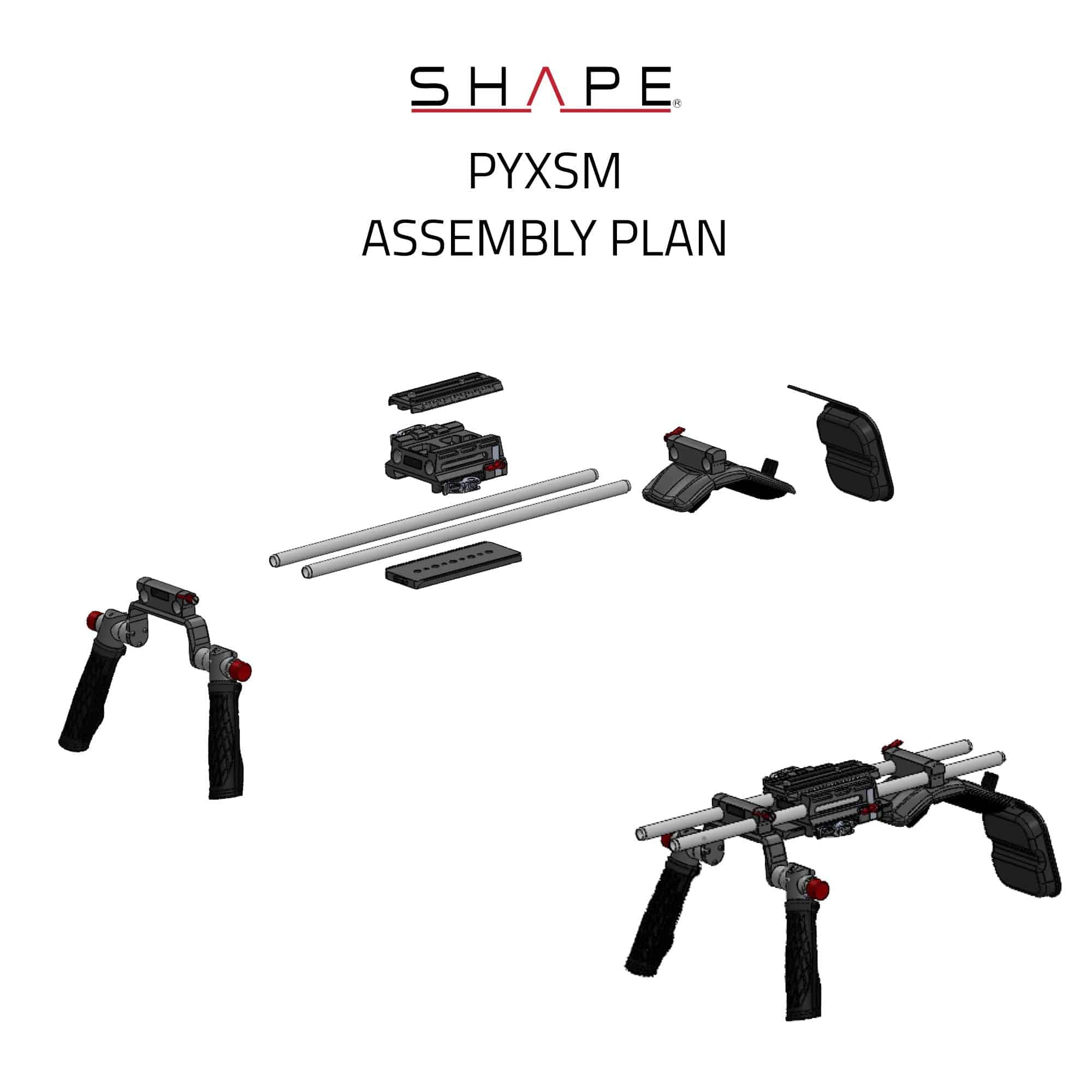 SHAPE Blackmagic PYXIS 6K Shoulder Mount - Image 7