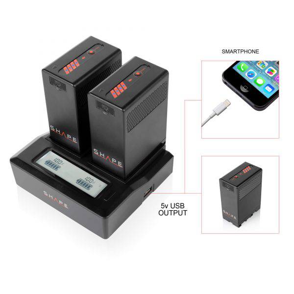 SHAPE BP-U Dual LCD Charger - Image 4