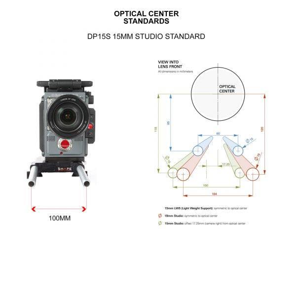 SHAPE Bridge Plate 15 mm Studio ARRI Standard - Image 4