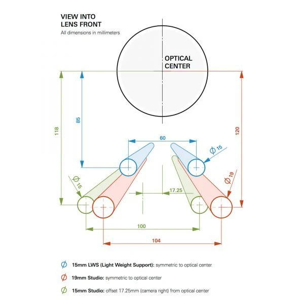 SHAPE Bridge Plate 19 mm Studio ARRI Standard with ARRI Dovetail Plate 12 inches - Image 7