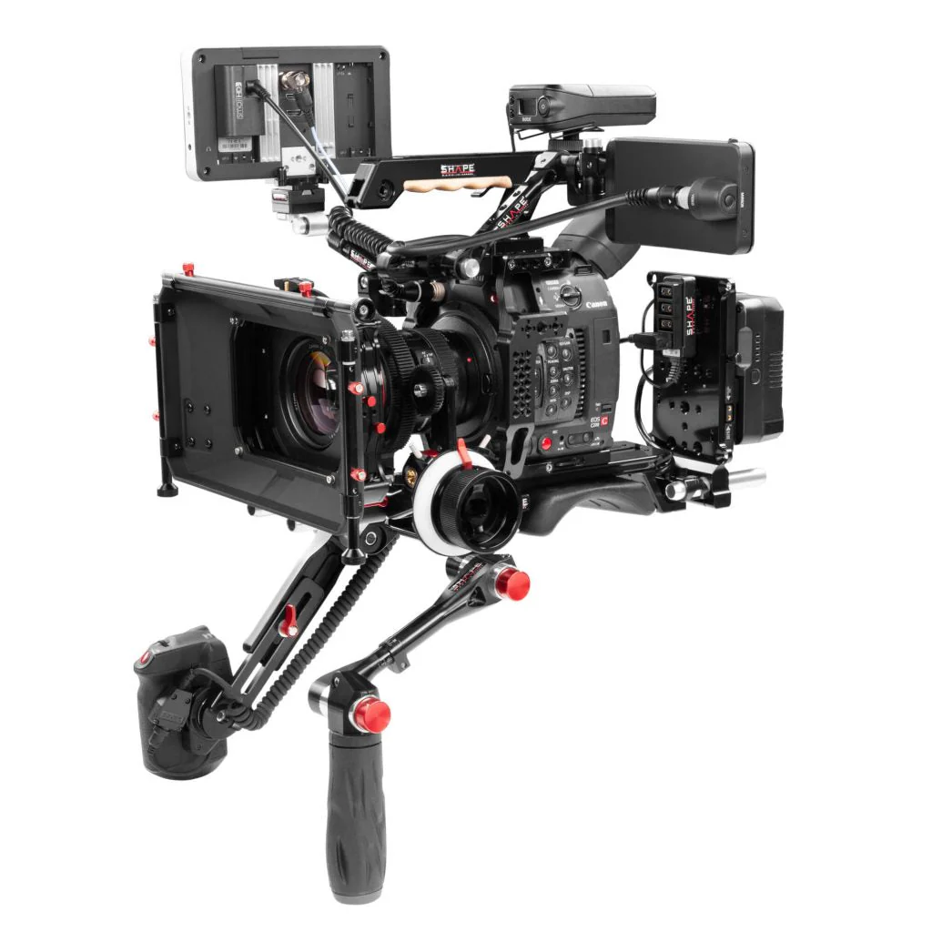 SHAPE Camera Cage, Top Handle, Rod Bloc System and View Finder Mount for Canon C200/C200B - Image 10