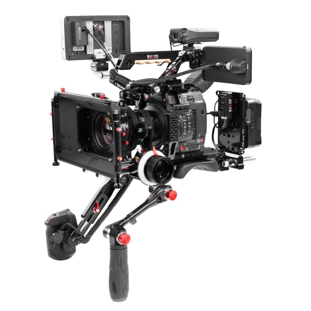 SHAPE Camera Cage, Top Handle, Rod Bloc System and View Finder Mount for Canon C200/C200B - Image 8
