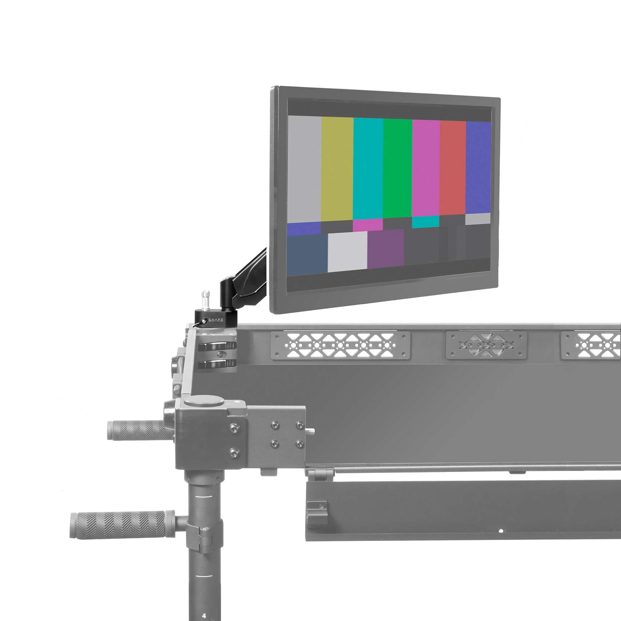 SHAPE Camera Cart Spring-Loaded Articulated Monitor Arm - Image 3