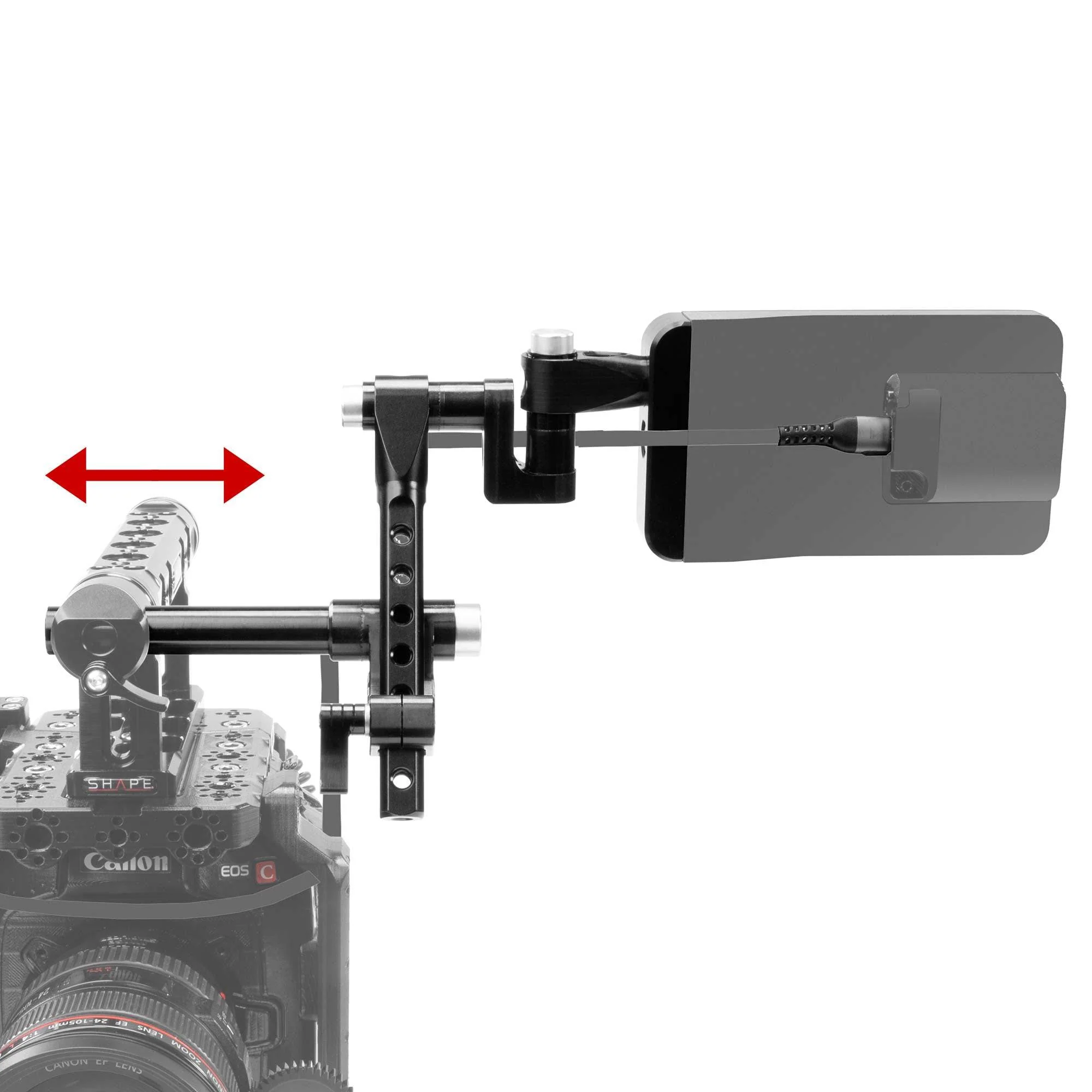 SHAPE Canon C400 Push Button View Finder Mount - Image 4