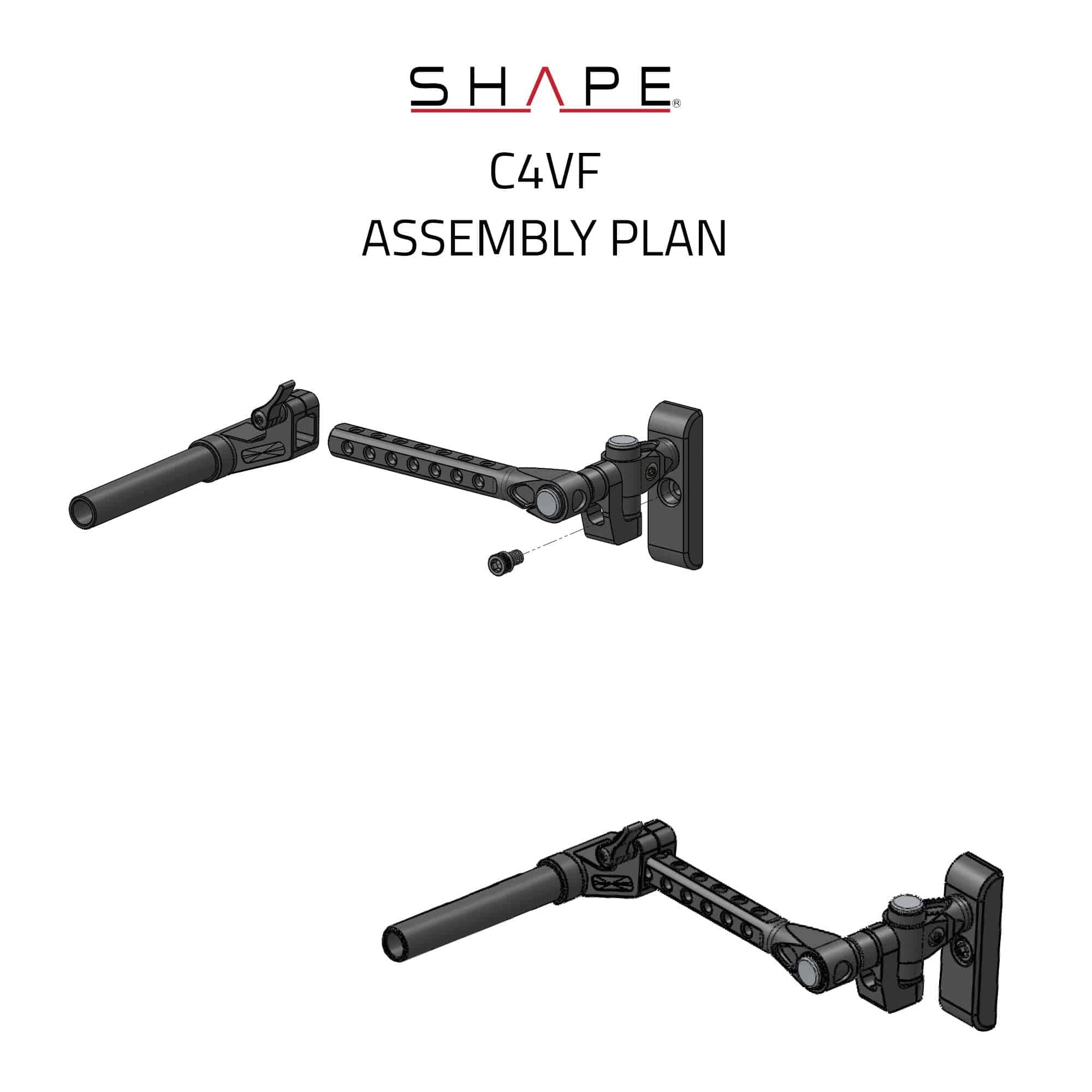 SHAPE Canon C400 Push Button View Finder Mount - Image 5
