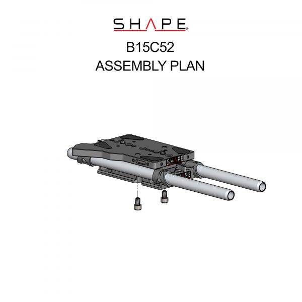 SHAPE Canon C500 MKII/C300 MKIII 15 mm Baseplate - Image 9