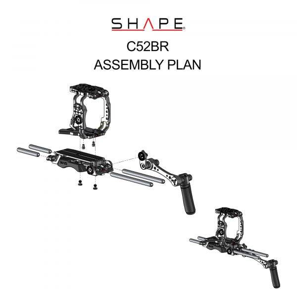 SHAPE Canon C500 MKII/C300 MKIII Camera Bundle Rig - Image 14