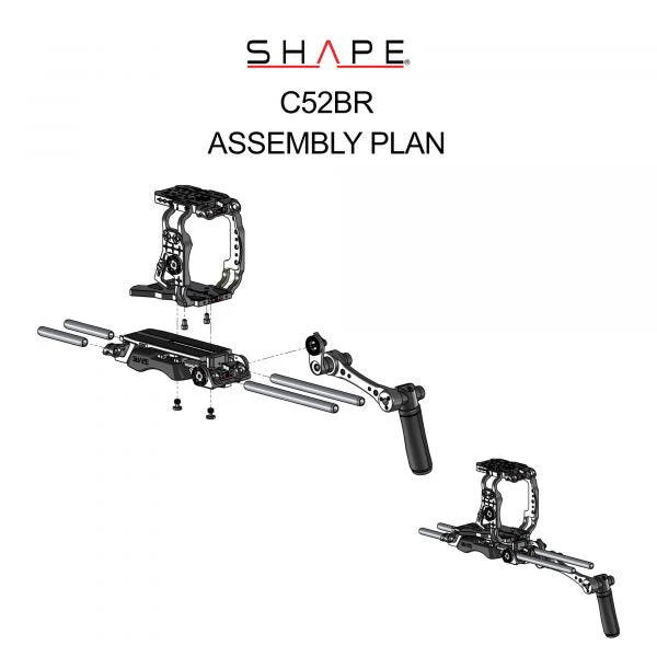 SHAPE Canon C500 MKII/C300 MKIII Camera Bundle Rig - Image 15