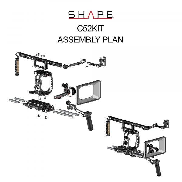 SHAPE Canon C500 MKII/C300 MKIII Camera Bundle Rig Kit - Image 20