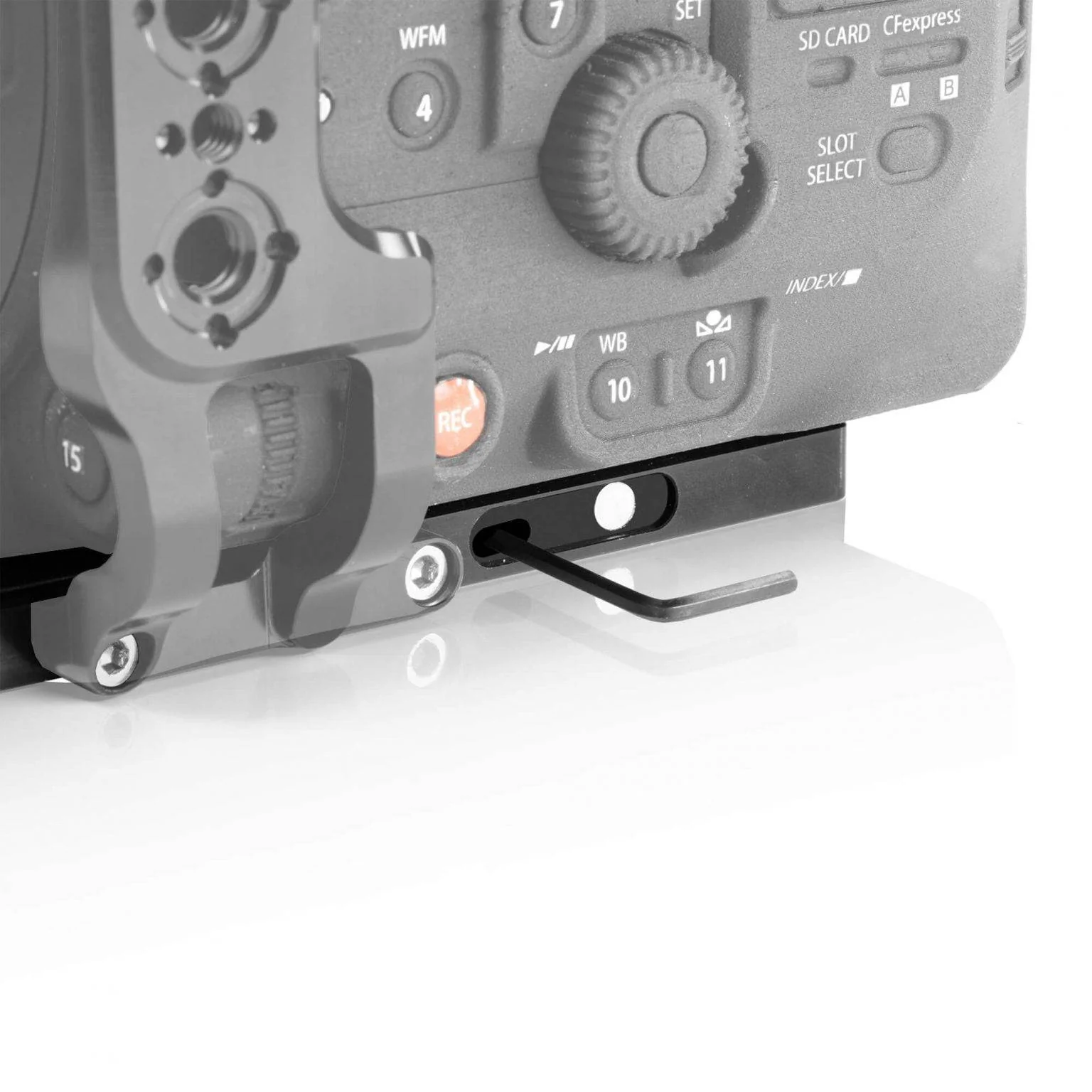 SHAPE Canon C500 MKII/C300 MKIII Offset Shoulder Mount Rig - Image 3