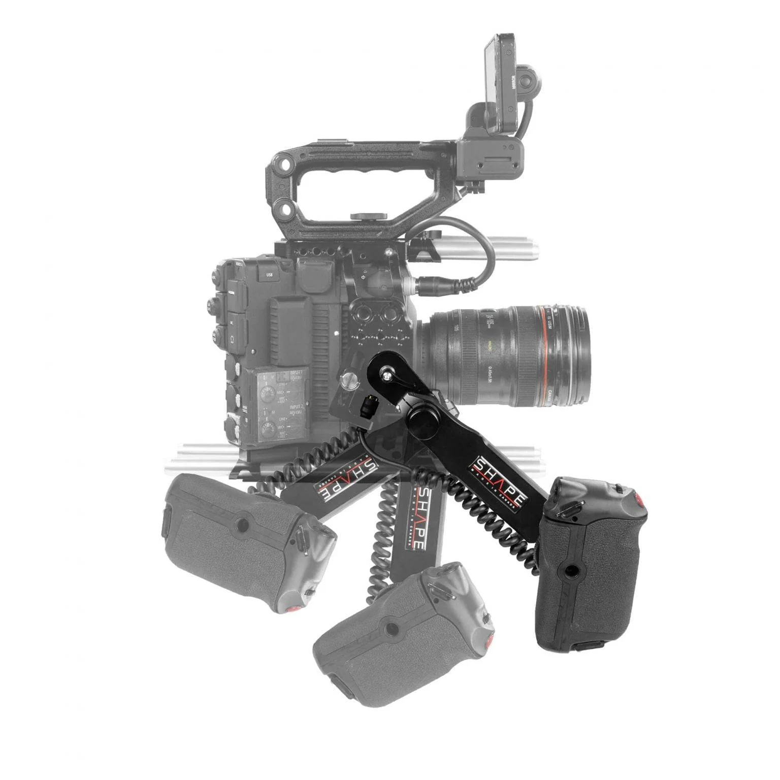 SHAPE Canon C500 MKII/C300 MKIII Remote Extension Handle with Cable - Image 4