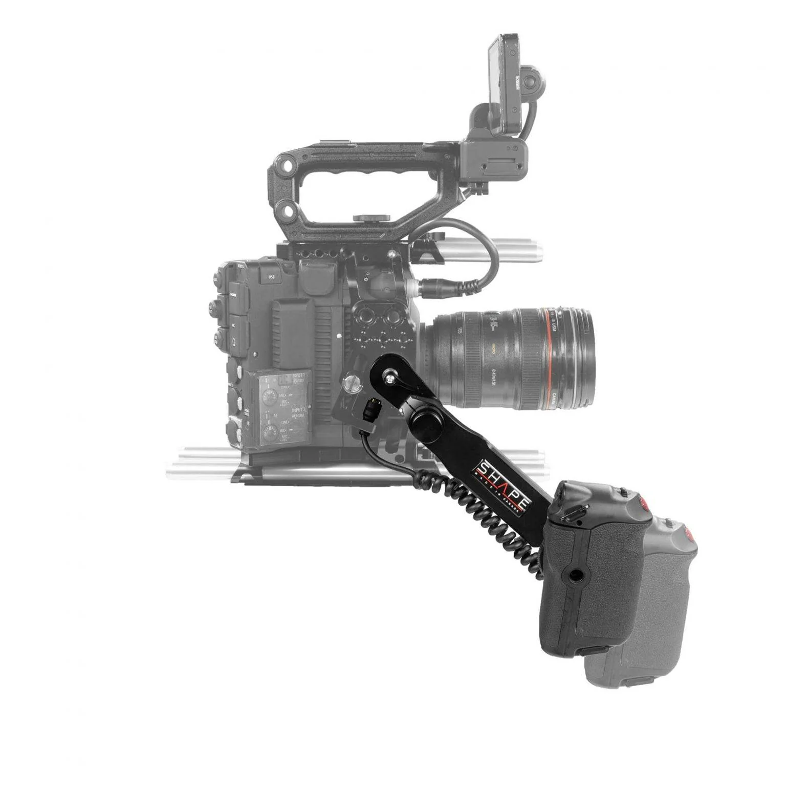 SHAPE Canon C500 MKII/C300 MKIII Remote Extension Handle with Cable - Image 5