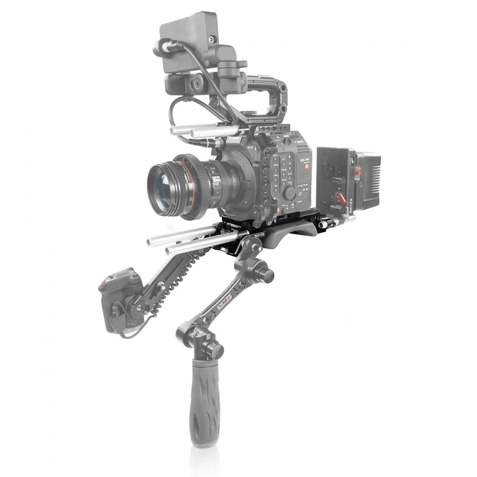 SHAPE Canon C500 MKII/C300 MKIII V-Lock Quick Release Baseplate - Image 3