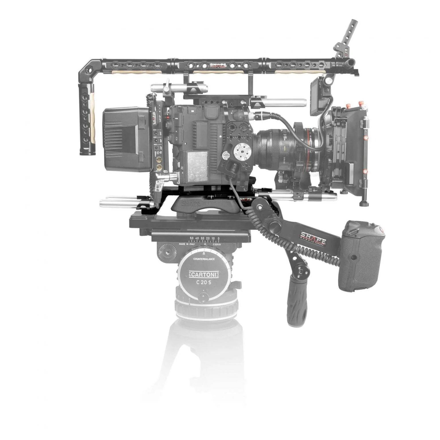 SHAPE Canon C500 MKII/C300 MKIII V-Lock Quick Release Baseplate - Image 8