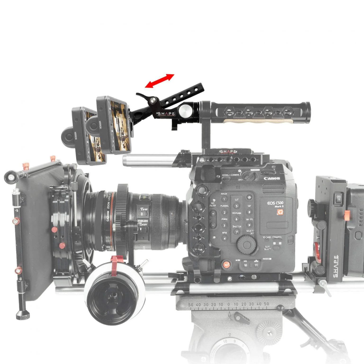 SHAPE Canon C500 MKII/C300 MKIII View Finder Mount - Image 5