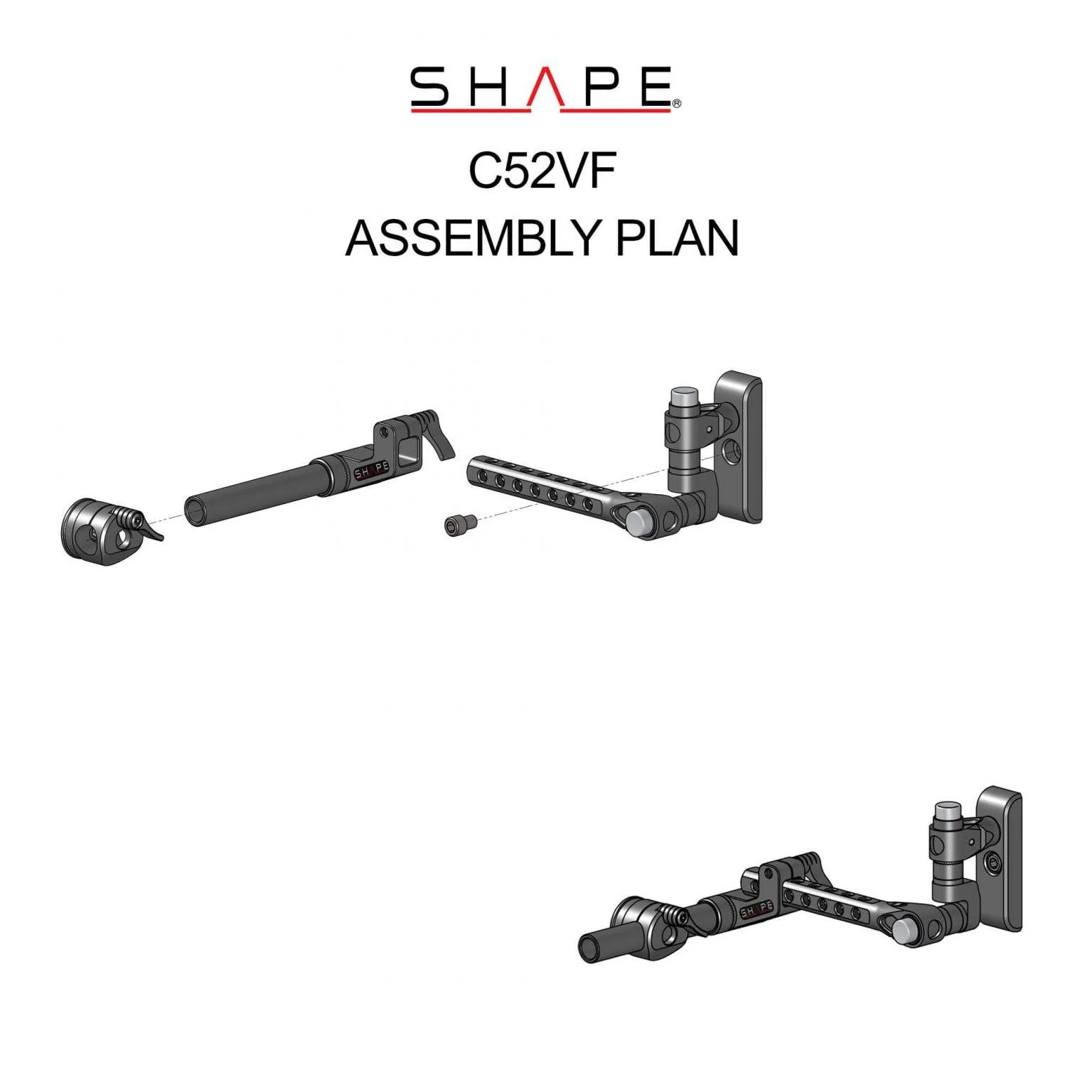SHAPE Canon C500 MKII/C300 MKIII View Finder Mount - Image 7