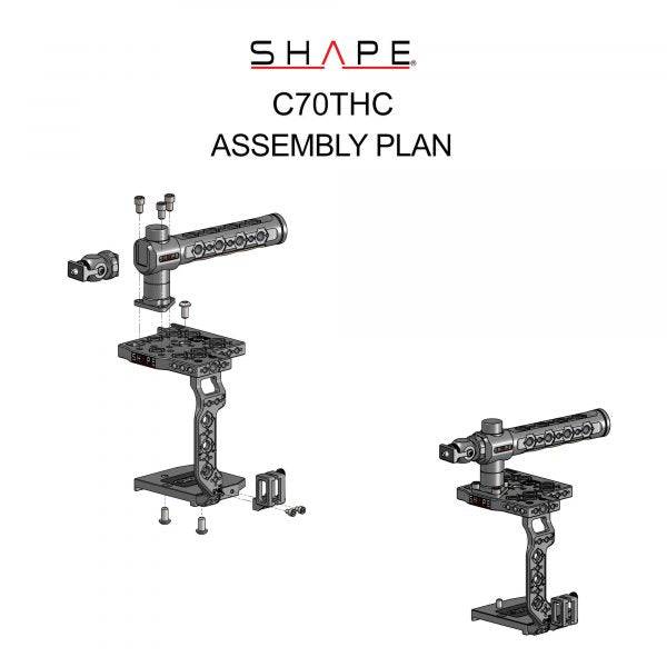 SHAPE Canon C70 Camera Cage with Top Handle - Image 10