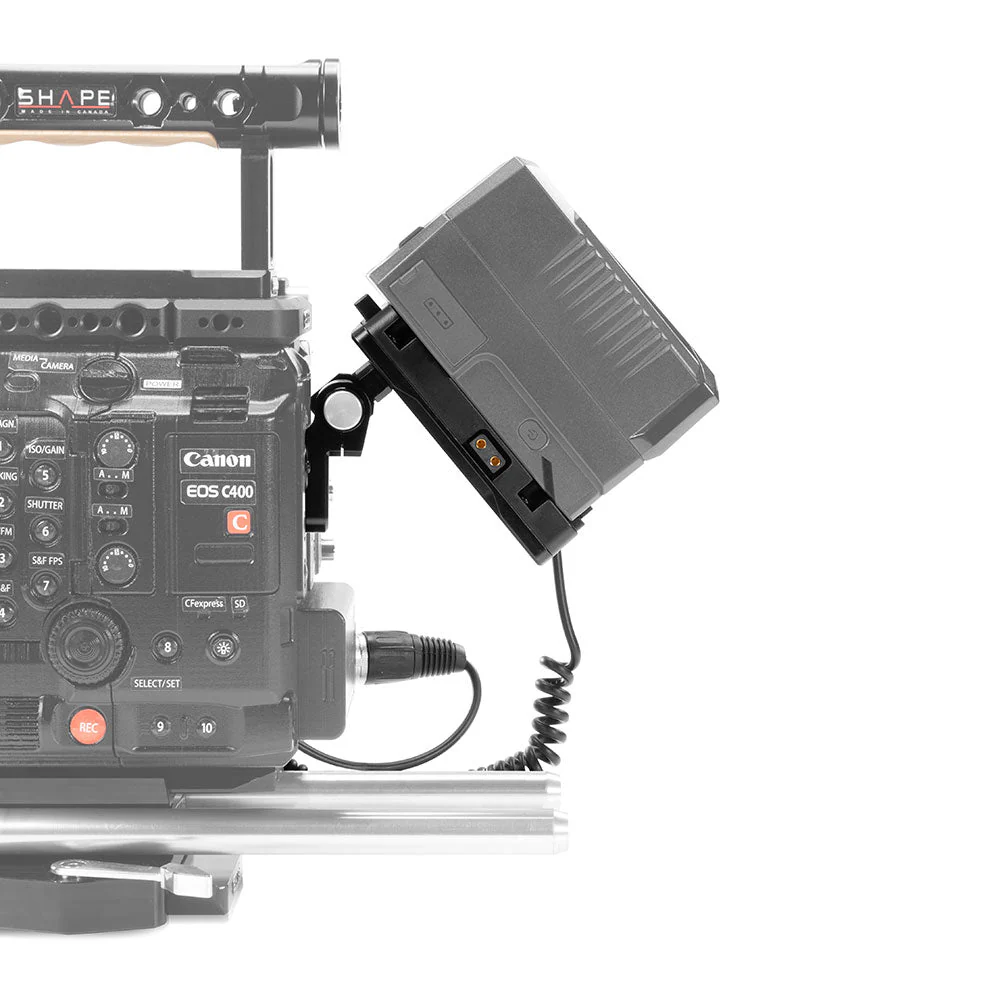 SHAPE Canon EOS C400 V-Mount Pivoting Battery Plate - Image 2