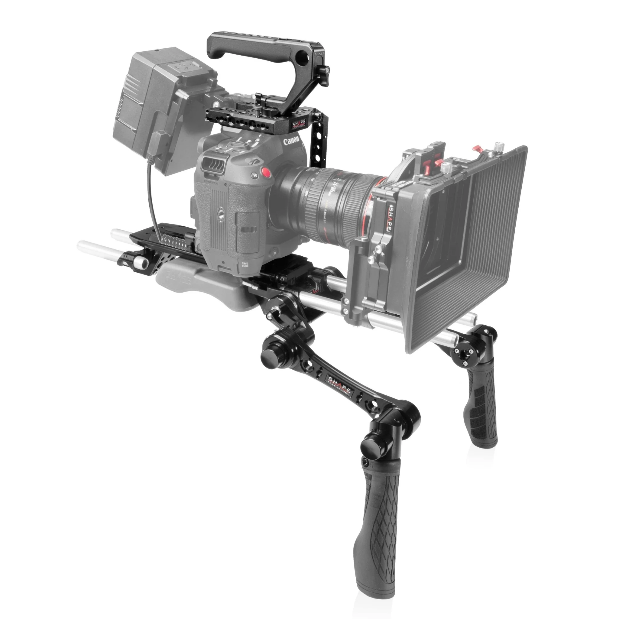 SHAPE Canon EOS C80 Baseplate Cage with Handles - Image 4