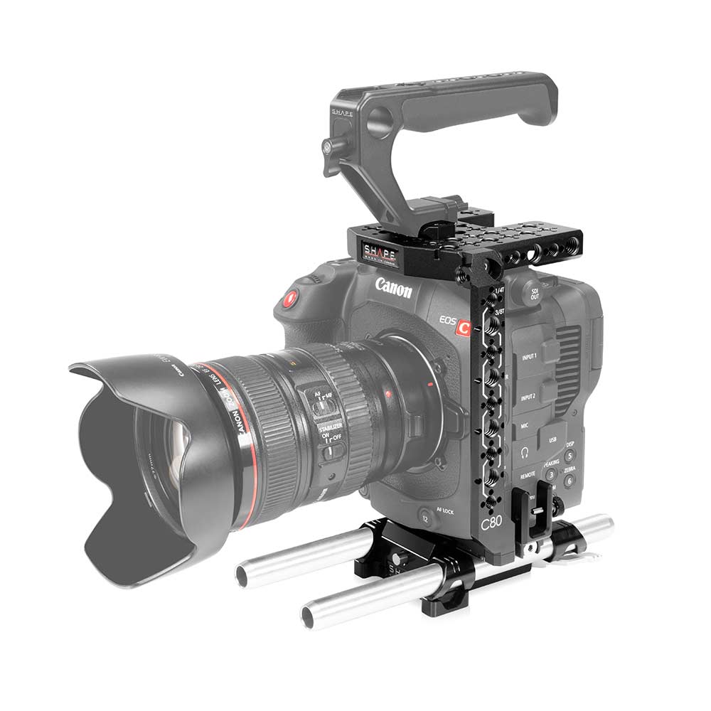 SHAPE Canon EOS C80 Cage with 15mm LWS Base