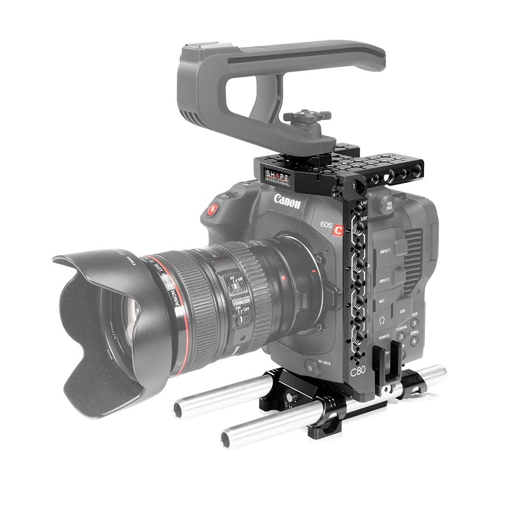 SHAPE Canon EOS C80 Cage with 15mm LWS Base - Image 3