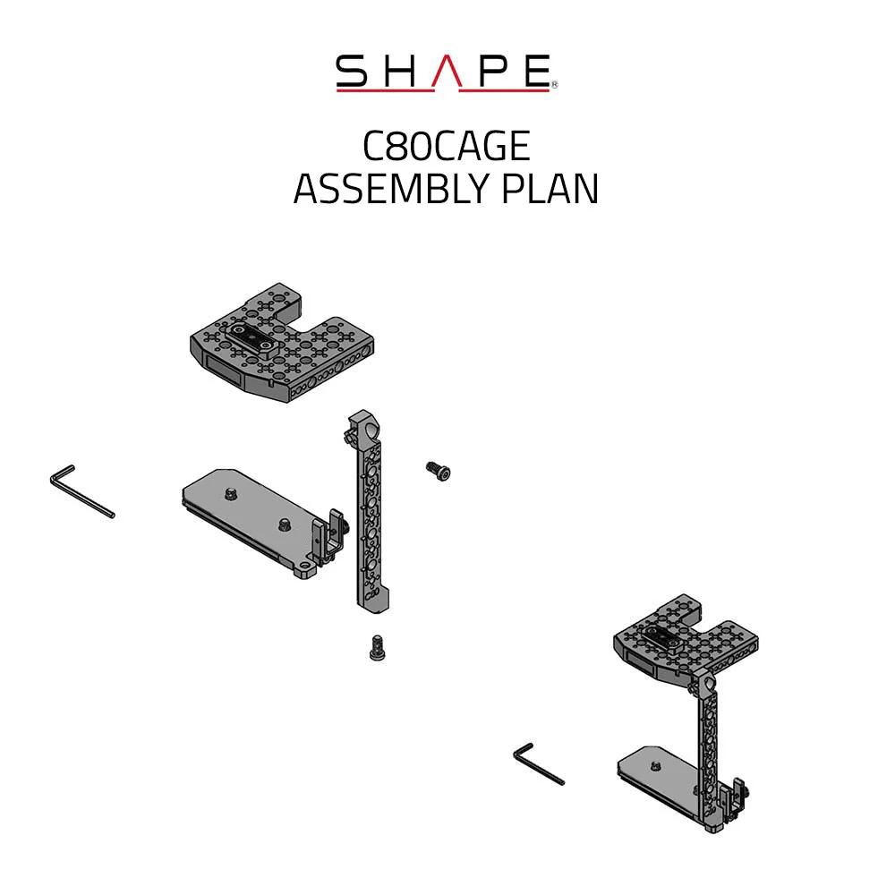 SHAPE Canon EOS C80 Camera Cage - Image 12