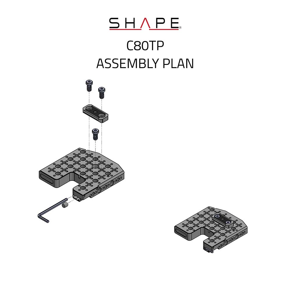 SHAPE Canon EOS C80 Top Plate - Image 7