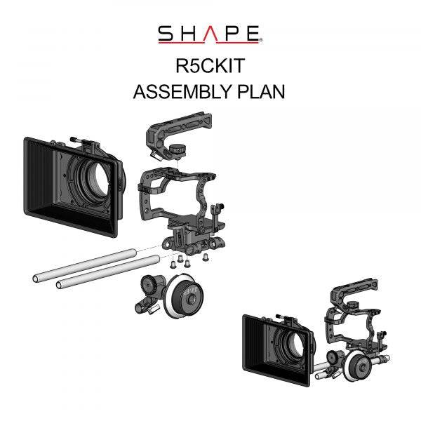 SHAPE Canon R5C/R5/R6 Camera Bundle Rig Kit - Image 12