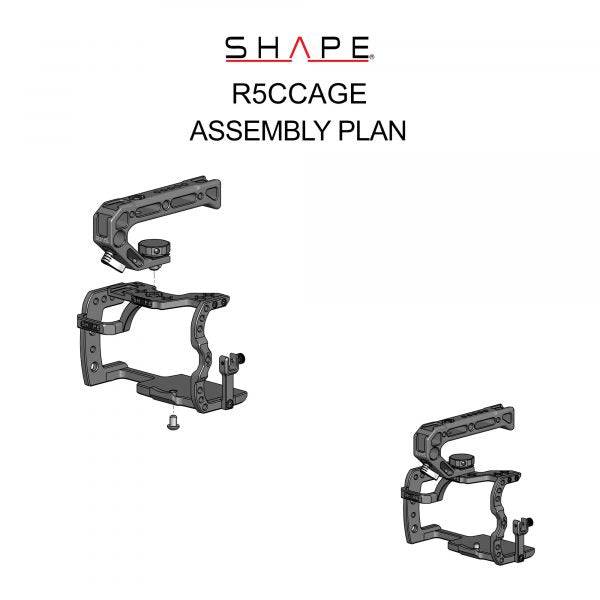 SHAPE Canon R5C/R5/R6 Camera Cage - Image 11