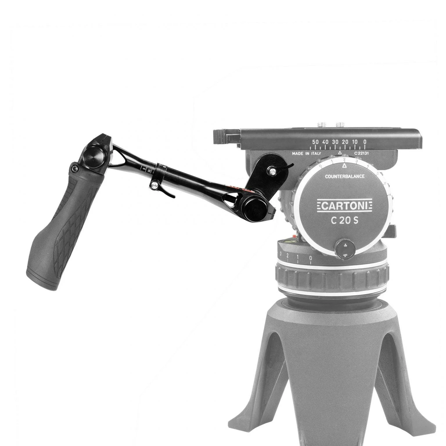 SHAPE Cartoni Telescopic Pan Handle with Push Button