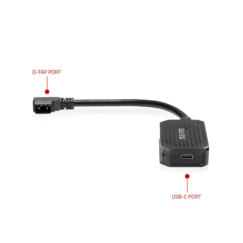 SHAPE D-Tap to USB-C Bi-Directional Charging Adapter 100W - Image 4