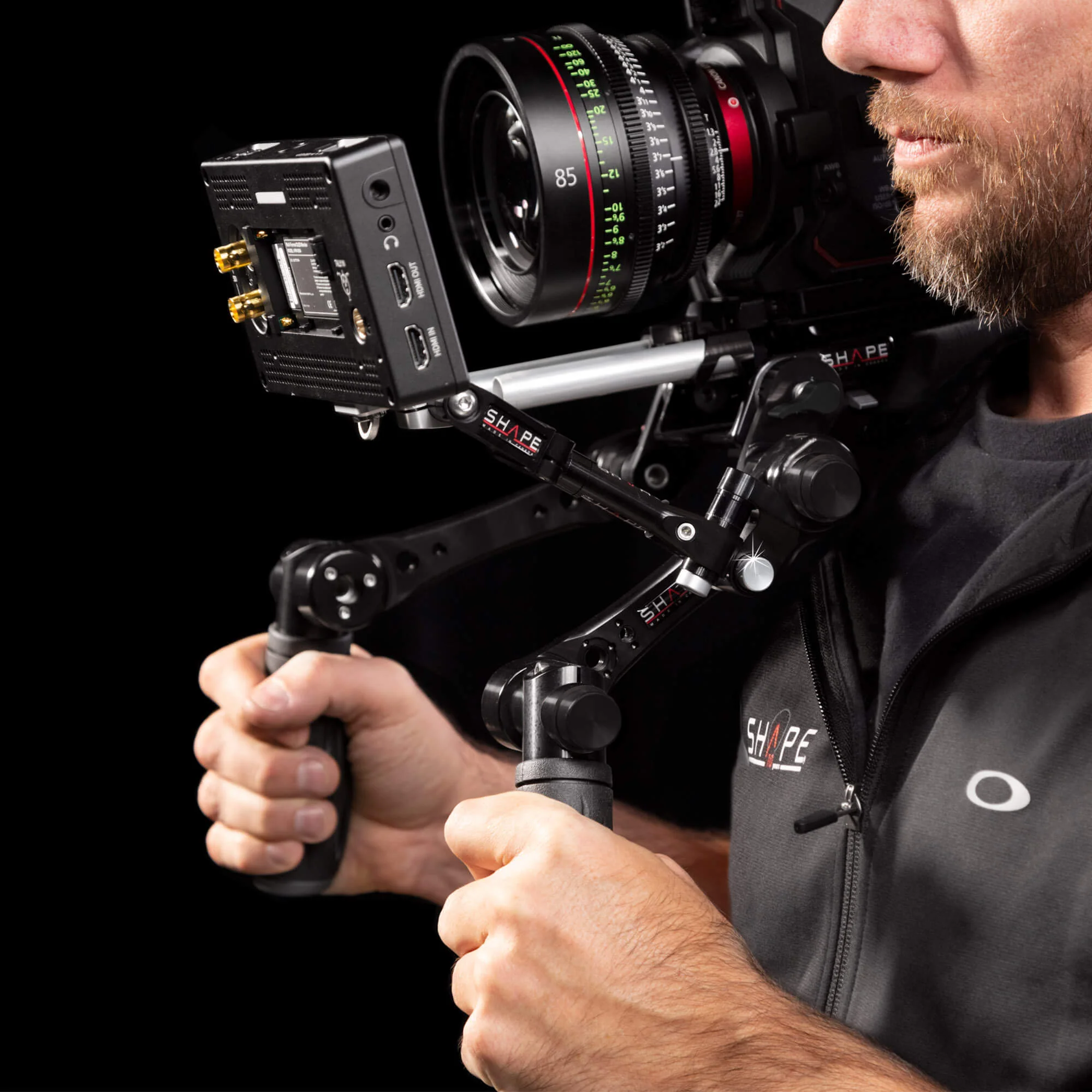 SHAPE Double Quick Handle ARRI Rosette Single Black - Image 3