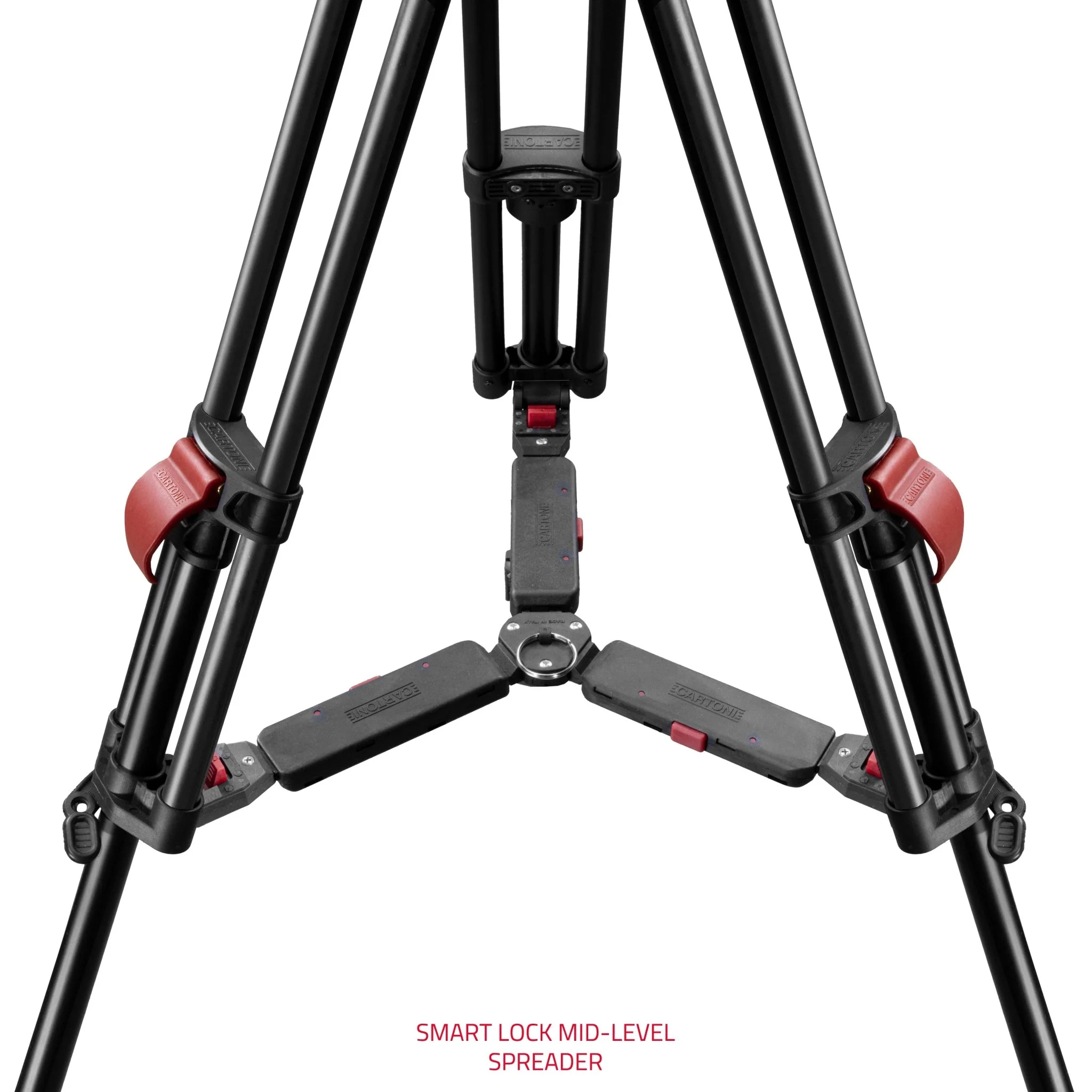 SHAPE FOCUS 12 Fluid Head with Red Lock Legs Mid-Level Spreader - Image 10